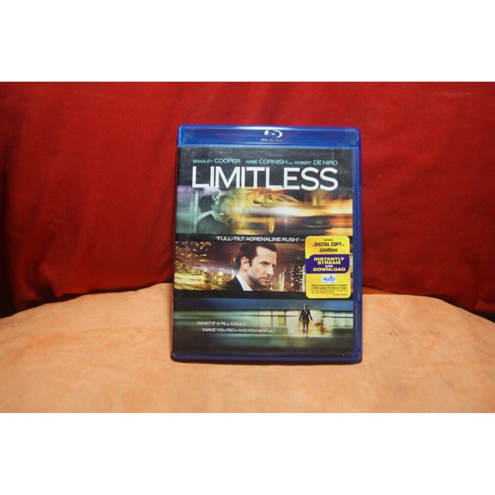 Limitless Blu-ray Bradley Cooper What If A Pill Could Make Rich Powerful Thrille